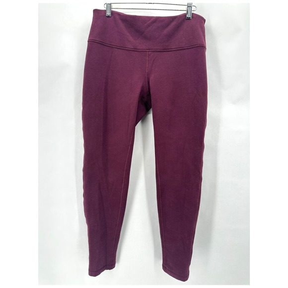 LULULEMON Wunder Under Lounge Pant 30" Womens 12 Fleece Athleisure Comfort Gym - Picture 1 of 10